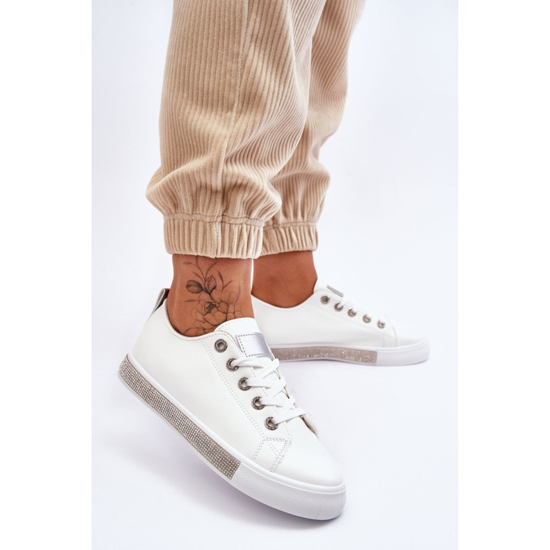 PS1 Naisten matalat tennarit, joissa Jets valkoinen-hopea Demira 2