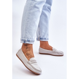 FC3 Naisten klassiset mokkanahkahousut, harmaa Ivana 2