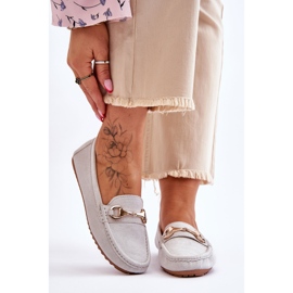 FC3 Klassiset mokkanahkahousut Arlan harmailla koristeilla harmaa 1