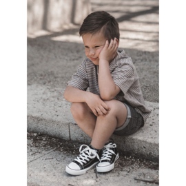 FR1 Lasten korkeat tennarit, mustat Filemon 1