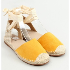 BM Romina Yellow nilkkasolmio espadrillit keltainen 1