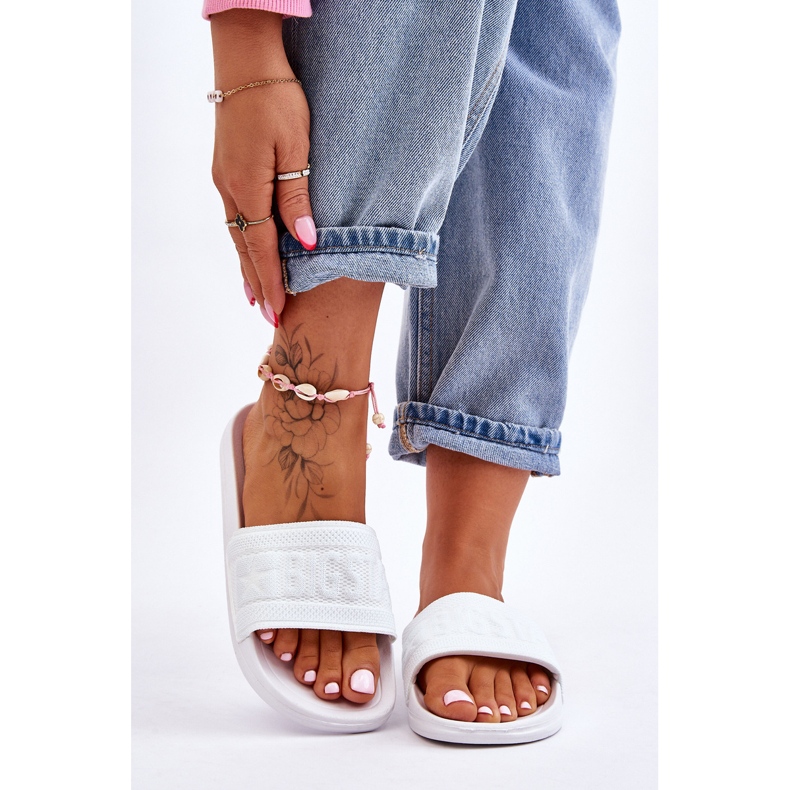 Naisten muodikkaat Big Star -tossut LL274A159 Valkoinen 1