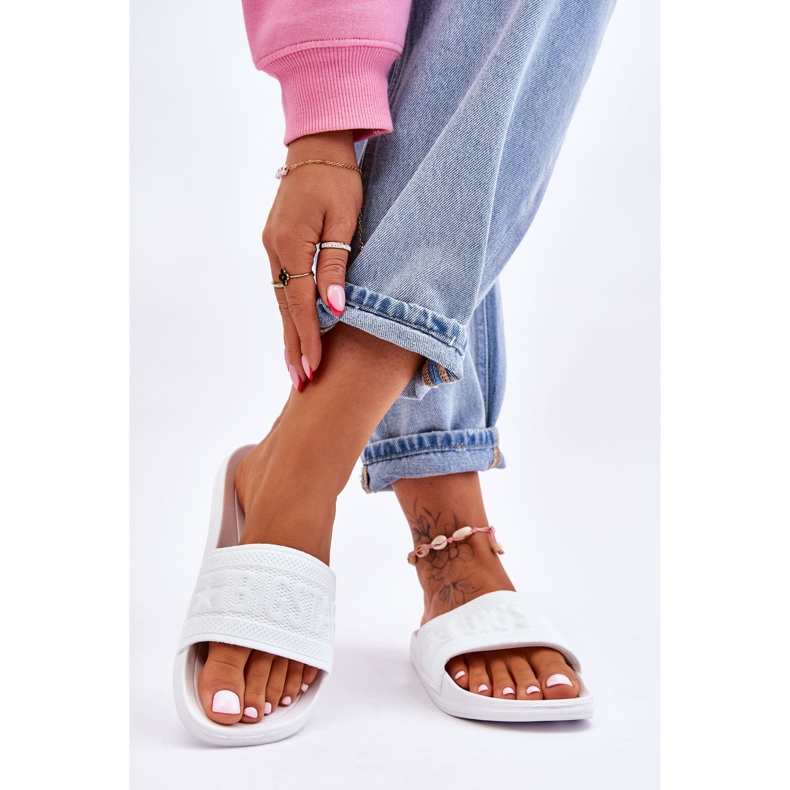 Naisten muodikkaat Big Star -tossut LL274A159 Valkoinen 2