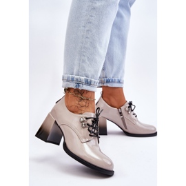 S.Barski Muodikkaat korkokengät vaaleanharmaa Darren 2