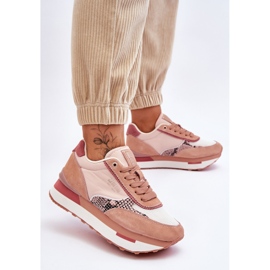 Muodikkaat lenkkarit Memory Foam System Big Star LL274366 Pink vaaleanpunainen 2