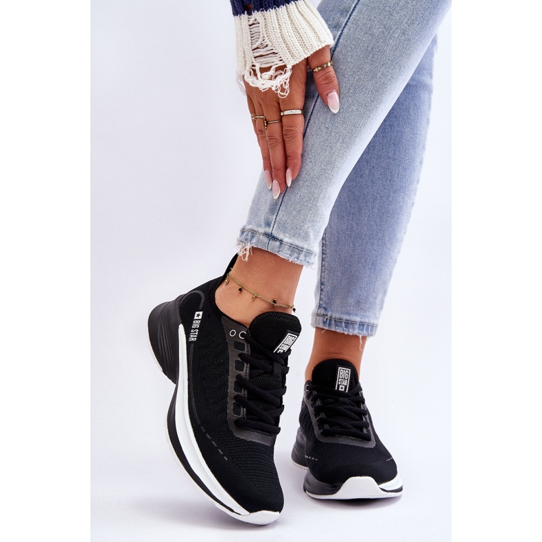 Memory Foam System Big Star Light -urheilukengät LL274327 Musta 2