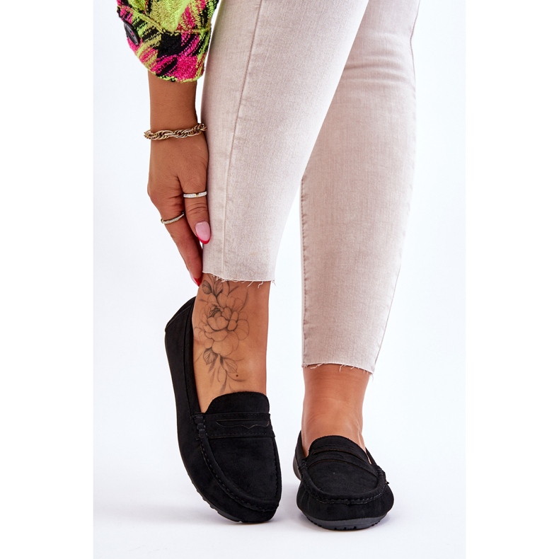 FC3 Naisten klassiset mokkanahkahousut, musta Ivana 1