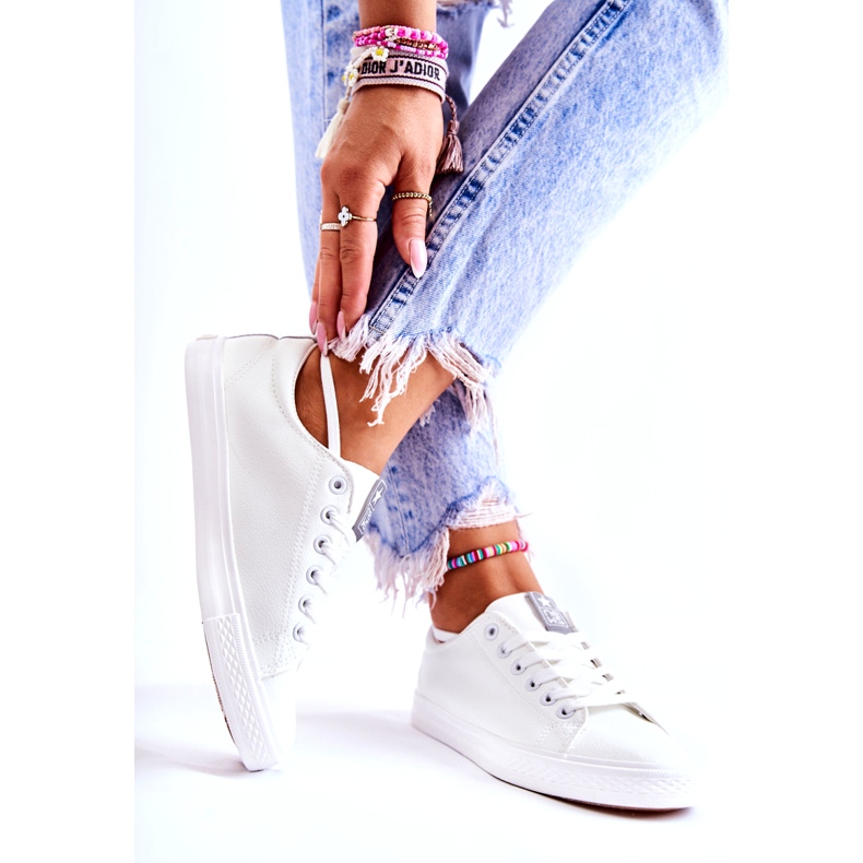 PJ1 Naisten klassiset tennarit, valkoinen Misima 1