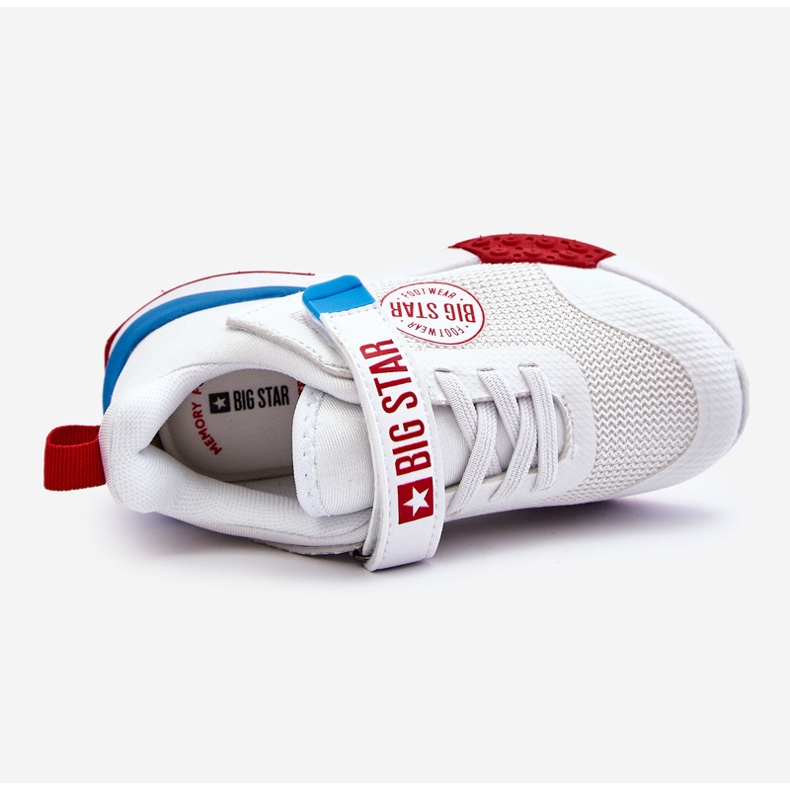 Matalat lasten urheilukengät Memory Foam System Big Star LL374213 Valkoinen 2