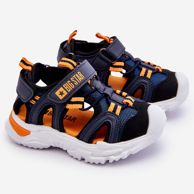 Lasten vaaleat sandaalit Big Star LL374212 tummansininen 1