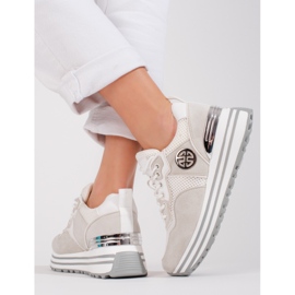 W. Potocki Naisten nauhalliset lenkkarit Potocki valkoinen 2