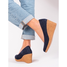 W. Potocki Naisten laivastonsiniset kiilapumput Potockilta laivastonsininen sininen 2