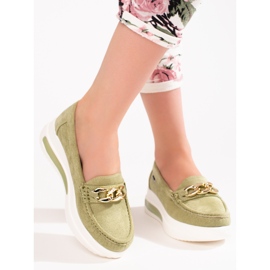 Naisten vihreät Shelovet-leipähousut 2