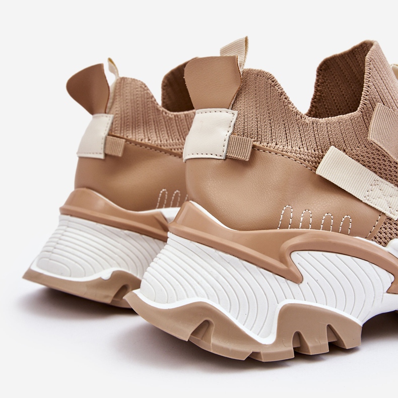 PS1 Naisten Slip-on-lenkkarit Tummanbeige Keaton 1