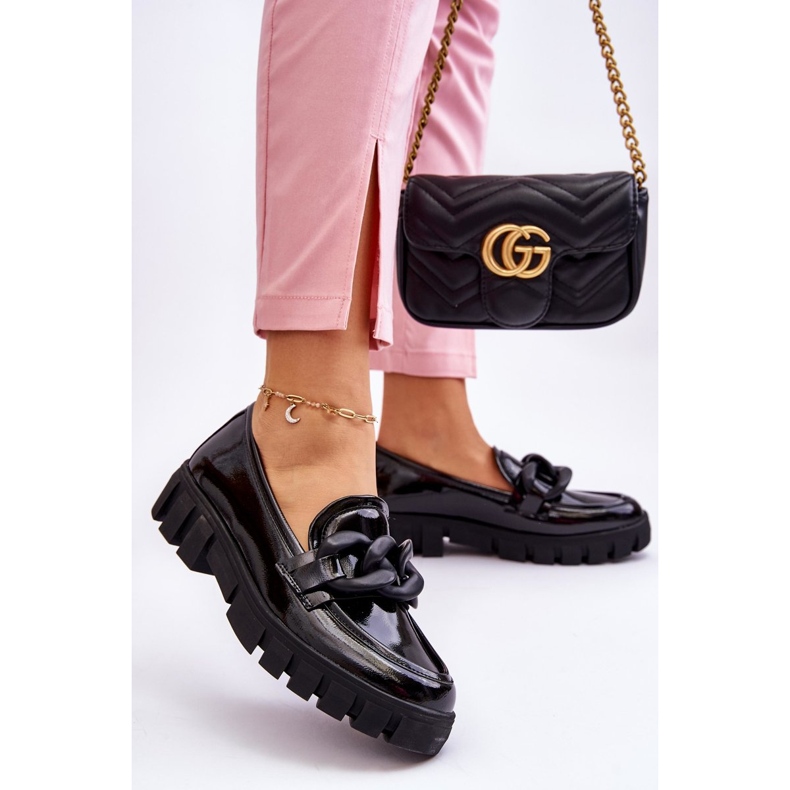 Vinceza Naisten lakatut alustahousut, musta Bennett 2