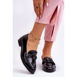 Vinceza Mustat Marra Patent tasakorkoiset loaferit 1