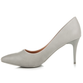 Ideal Shoes Harmaat korkokengät 1