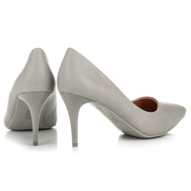 Ideal Shoes Harmaat korkokengät 2