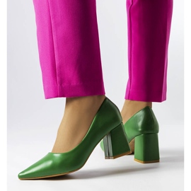 BM Fanchonin vihreät korkokengät 1