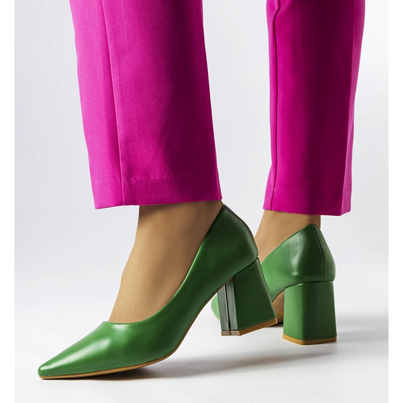 BM Fanchonin vihreät korkokengät 1