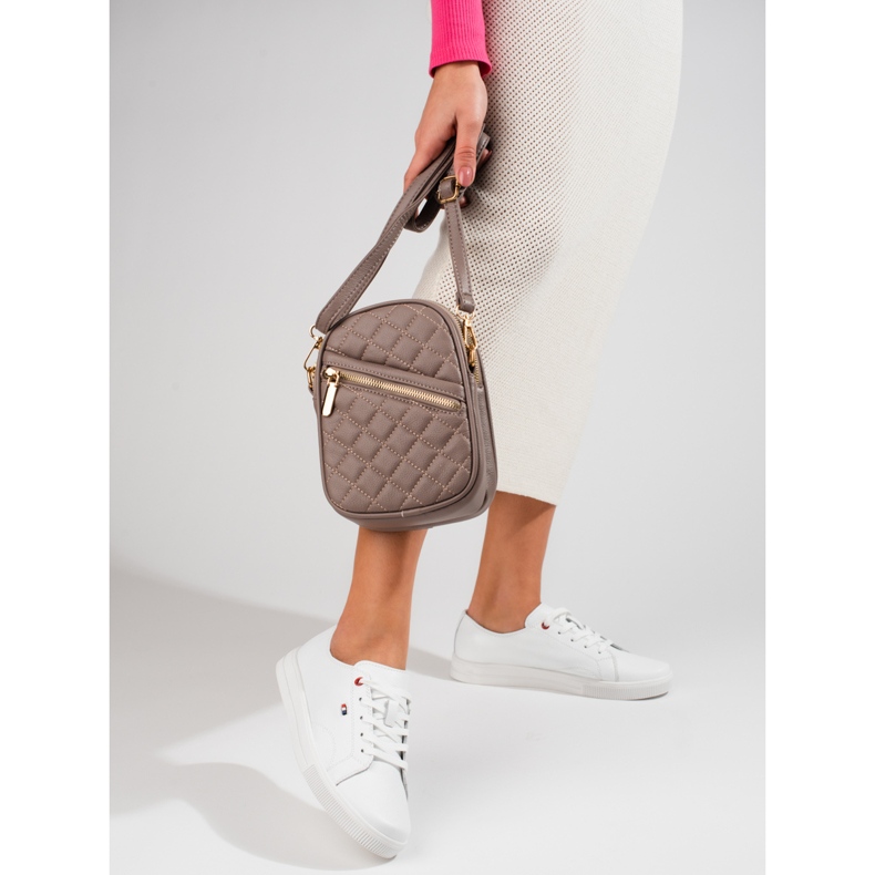 Naisten valkoiset nahkaiset Vinceza-lenkkarit valkoinen 2