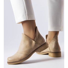 PA1 Lacomben beigenväriset nilkkurit 1