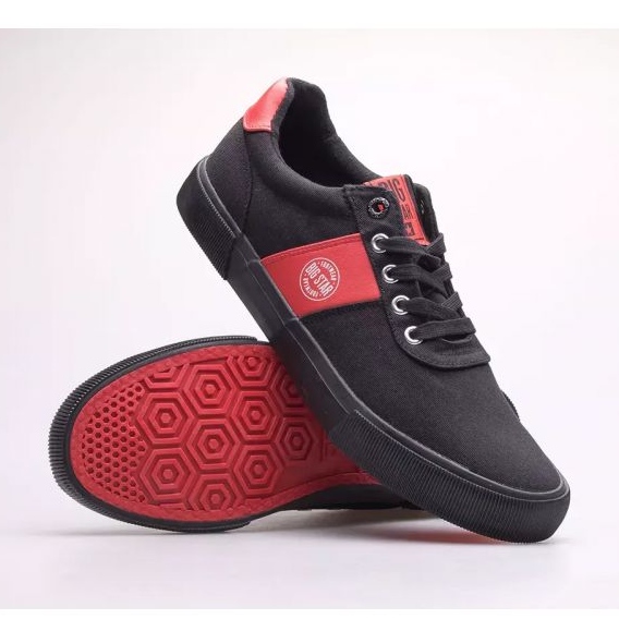 Kengät Big Star M JJ174255 musta punainen 1