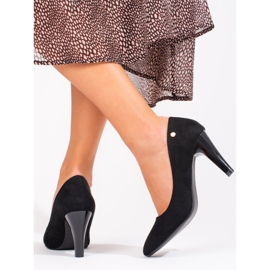 Klassiset tyylikkäät naisten Shelovet-pumput musta 2