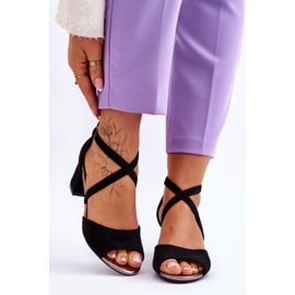 Vinceza Naisten matalakorkoiset sandaalit Black Quinn musta 1