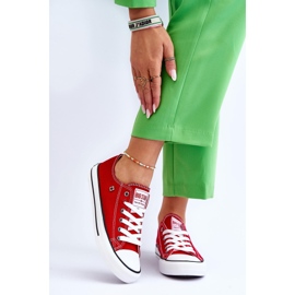 Naisten tennarit Big Star T274020 punainen 4