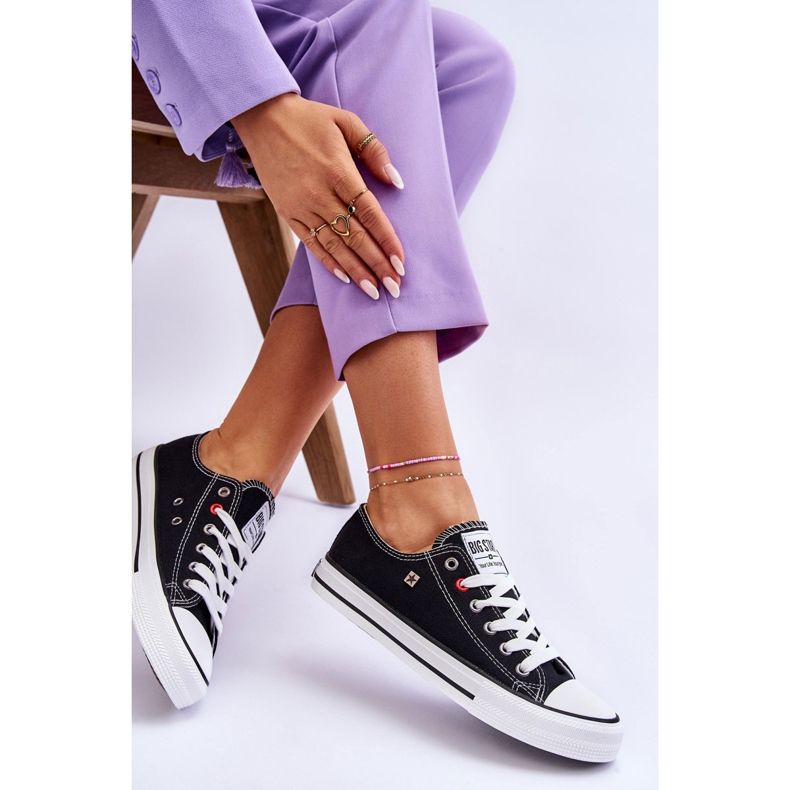 Naisten tennarit Big Star T274023 mustat 1