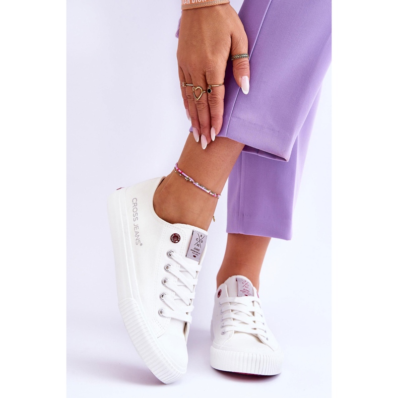 Cross Jeans Naisten tennarit Cross Farkut LL2R4067 Valkoinen 1