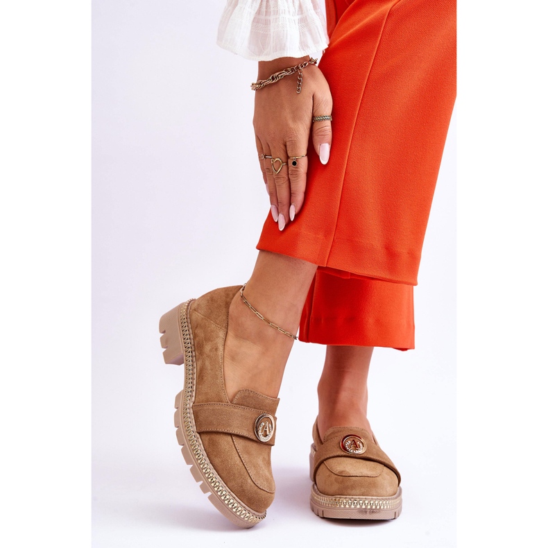 FILIPCZYK Tyylikkäät tummanbeiget Laverne mokkanahkaiset loaferit 1