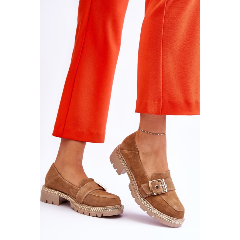 FILIPCZYK Muodikkaat tummanbeige mokkanahkaiset Loafers Eloisa 2