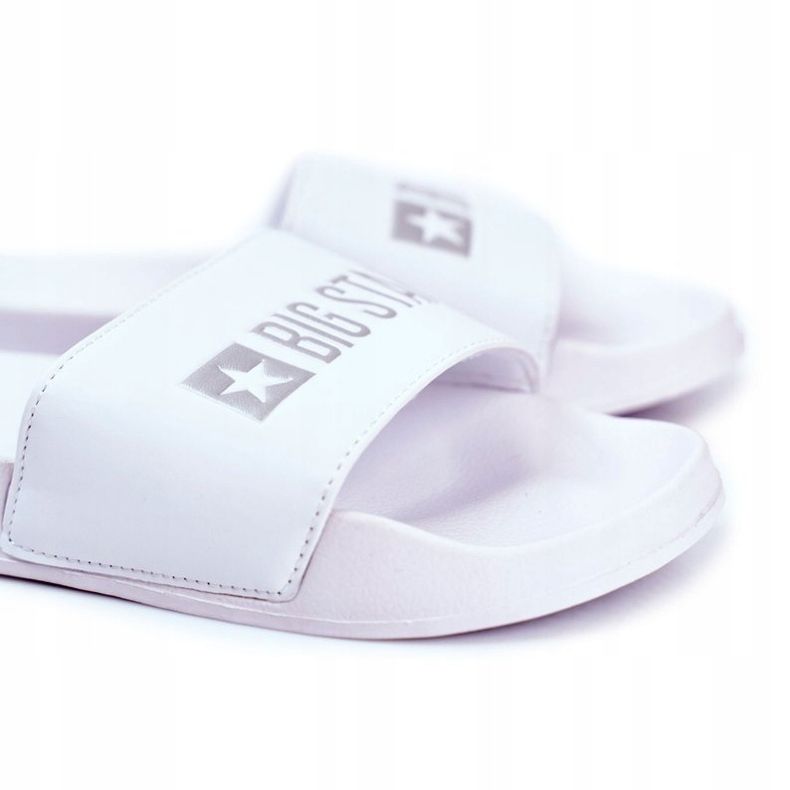 Miesten tohvelit Big Star Rubber White GG174935 valkoinen 4