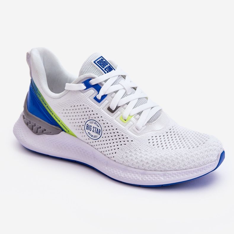 Miesten mukavat lenkkarit Memory Foam Big Star LL174102 valkoinen 1
