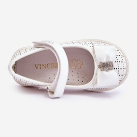 Vinceza Lasten balerinat tarranauhalla White Halle valkoinen 2