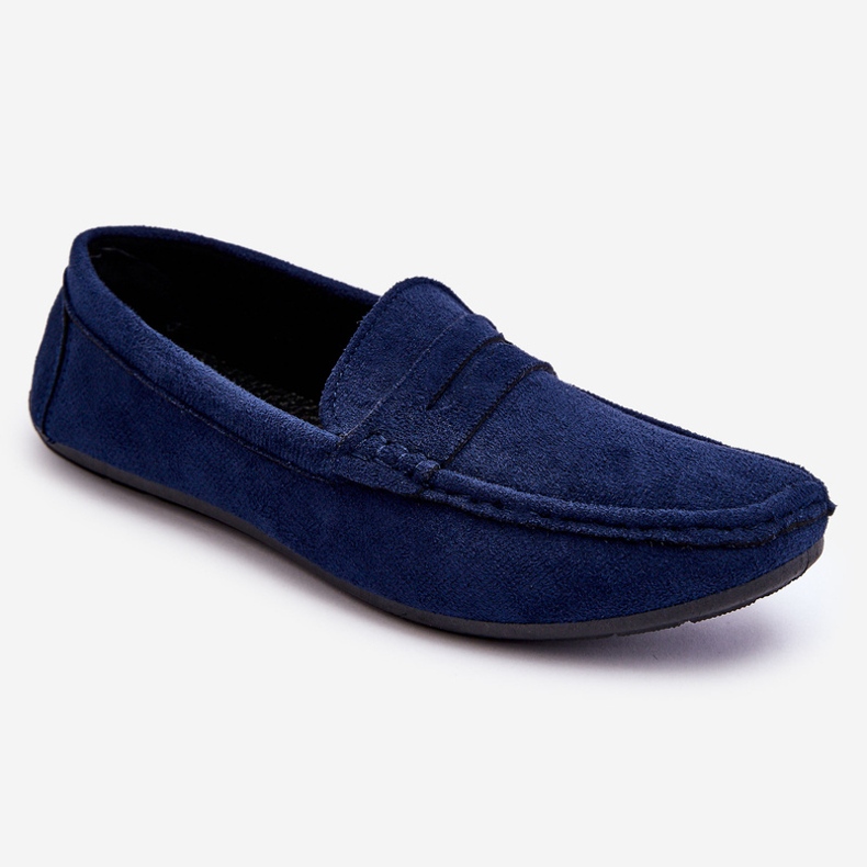 Miesten mokkanahkainen loafers Navy Mack sininen 1