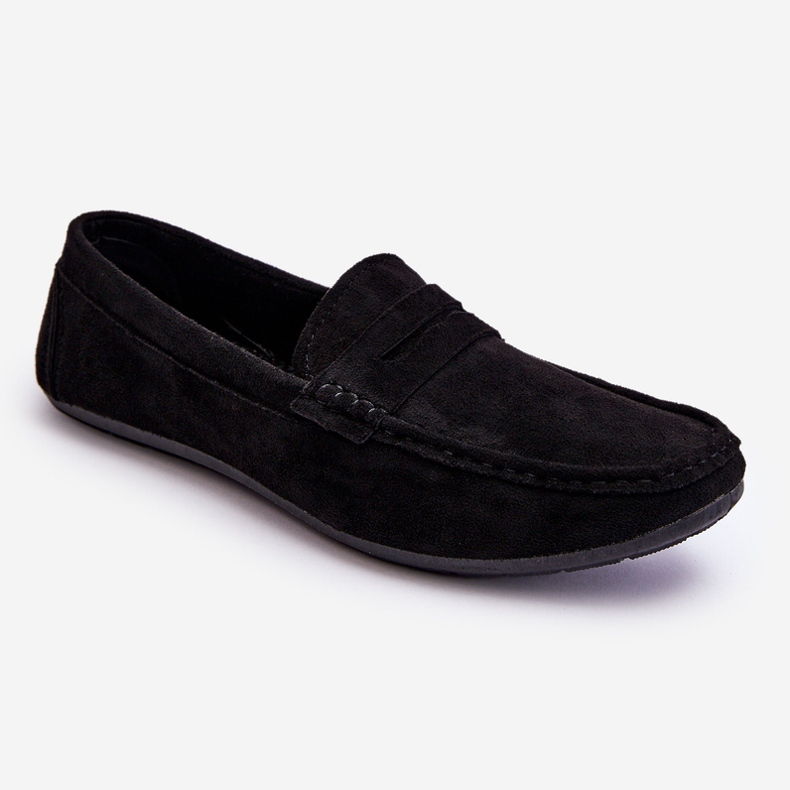Miesten mokkanahkaiset loafers Black Mack musta 1