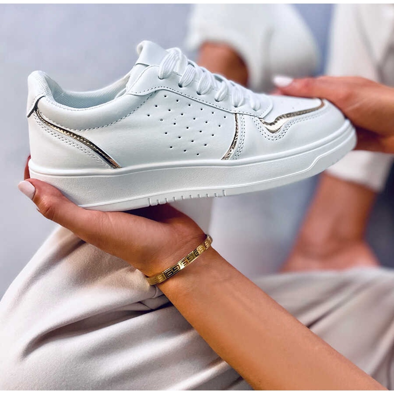 BM Reggi Gold naisten tennarit valkoinen 1