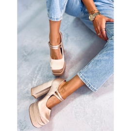 BM Prandi Beige satiini alustapumput 1