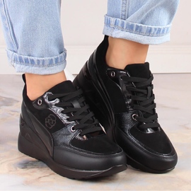 Naisten nauhakengät eVento musta 1