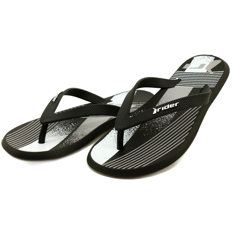 Miesten tossut Rider 83419 AH973 musta/valkoinen 4