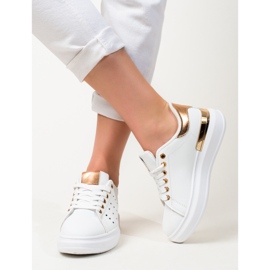 Shelovet valkoiset lenkkarit paksulla pohjalla valkoinen 2