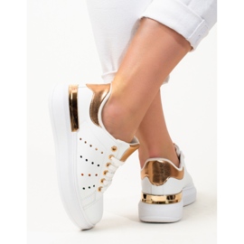 Shelovet valkoiset lenkkarit paksulla pohjalla valkoinen 1