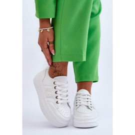 Muodikkaat naisten lenkkarit, valkoiset Claribel valkoinen 1