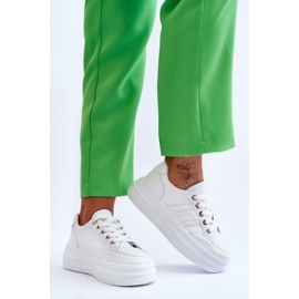 Muodikkaat naisten lenkkarit, valkoiset Claribel valkoinen 2