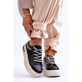 FG2 Mukavat naisten urheilukengät Mustavalkoinen Devan 1