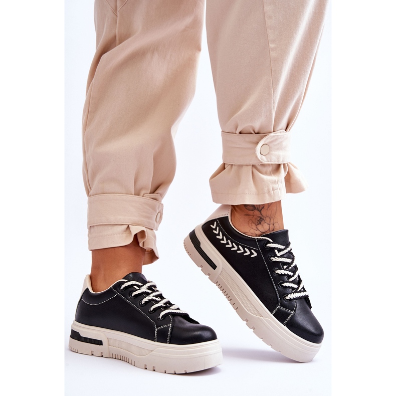 FG2 Mukavat naisten urheilukengät Mustavalkoinen Devan 2