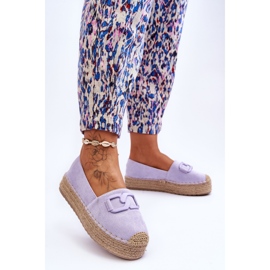 Naisten Classic Platform Espadrilles Purple Maurine violetti 2